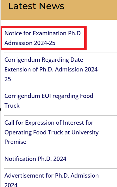 DNLU Releases PhD Entrance Exam Schedule for 2024-25 Admission
