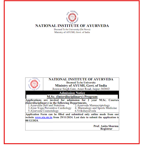 National Institute of Ayurveda