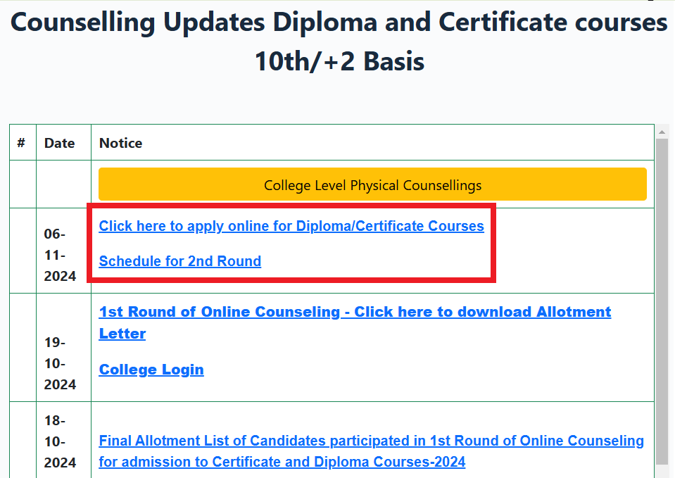 BFUHS Begins 2nd Round Online Counseling for Certificate/Diploma Courses